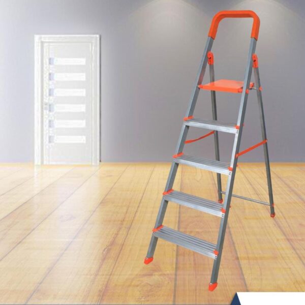 Homell Aluminium Step Ladder – 5 step