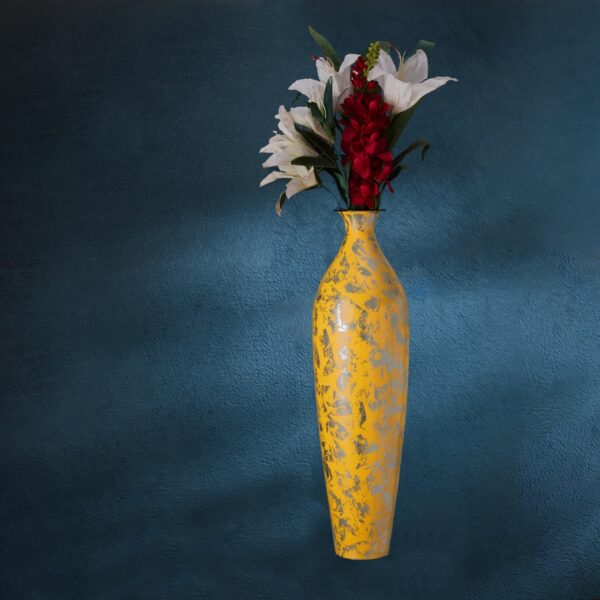 25”METALLIC FOIL PRINT DESIGN VASE – 705 YS