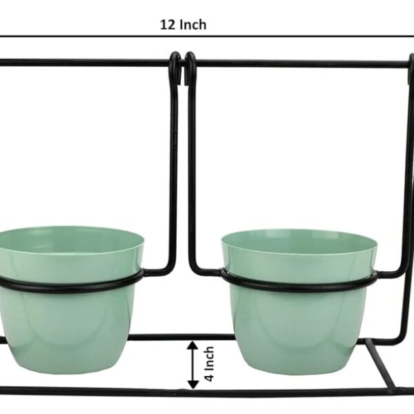 Hanging Metallic Planters – 2112 Green (B)